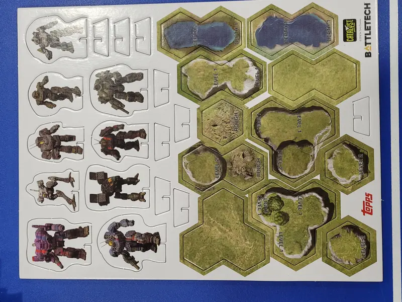 Armored Combat Cardboard Punch Outs (Agoac Box Set) 1