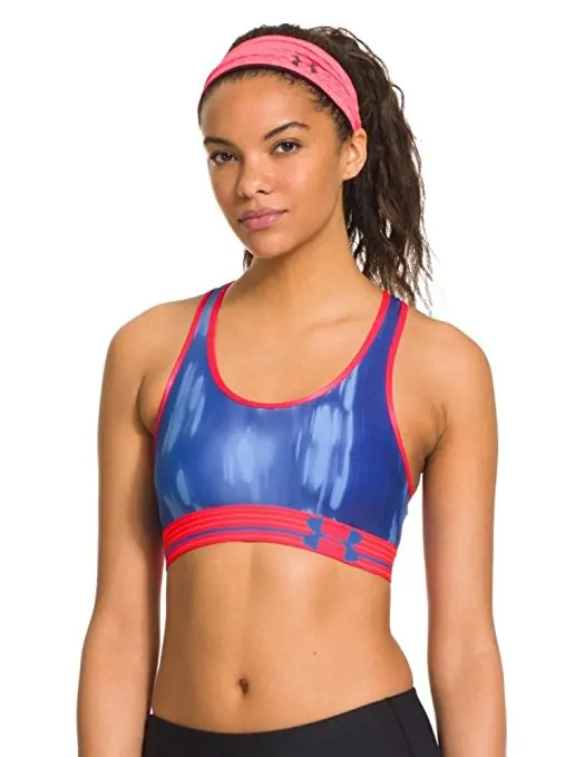 Armour Mid Printed Bra 1246962-500 1