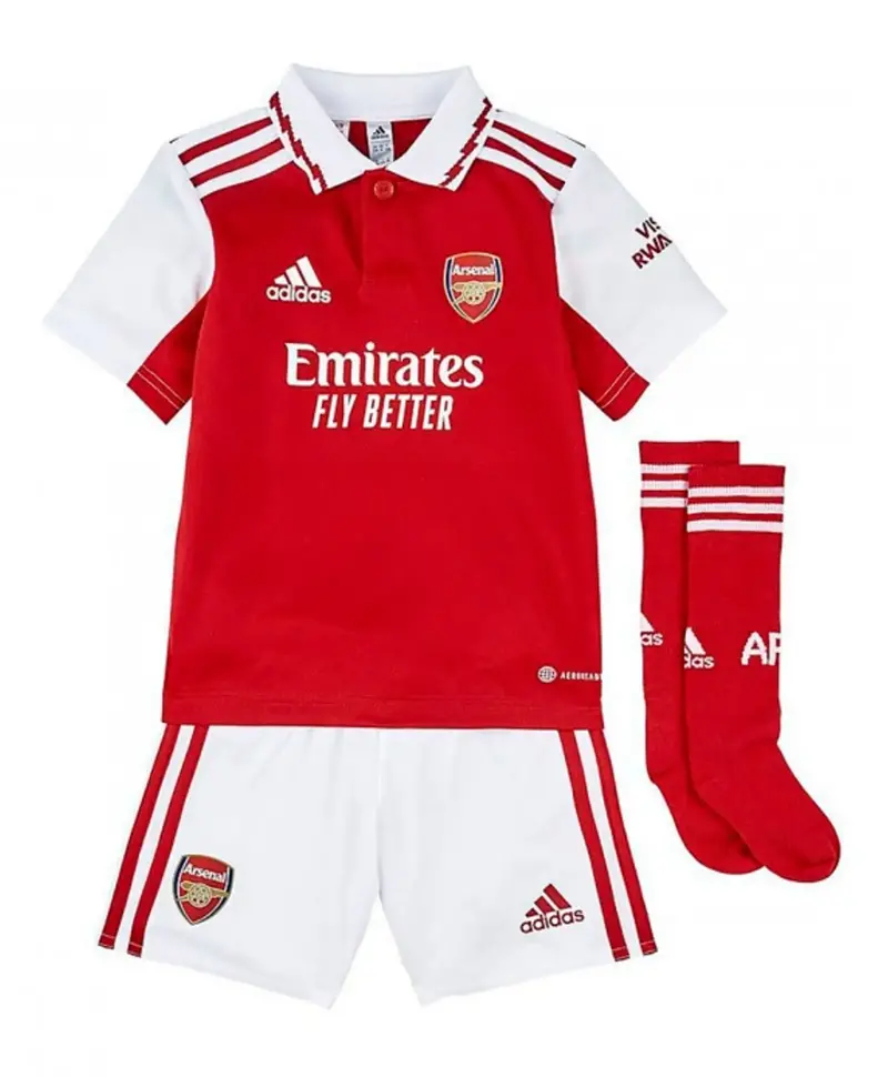 Arsenal 2022/23 Home Mini Kit Ha5346 1
