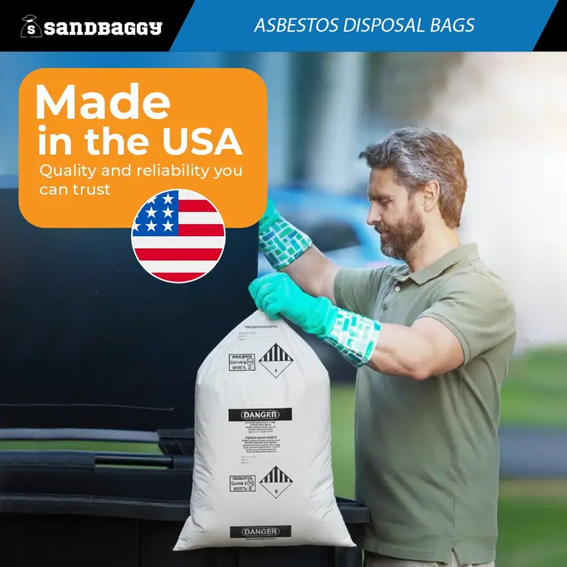 Asbestos Disposal Bags – 33" X 50" Clear Polyethylene, 6 Mil, Made In Usa 4