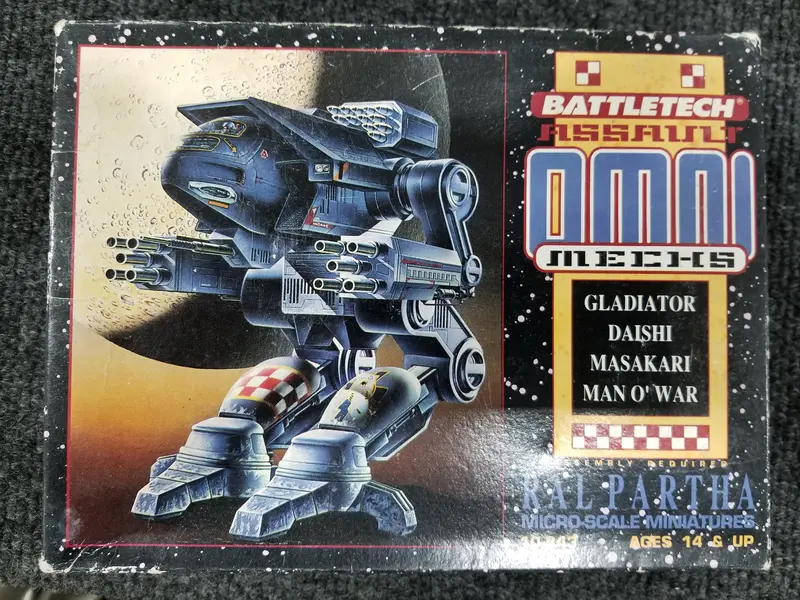 Assault Omni Mechs Box- Empty Box #10-843 1