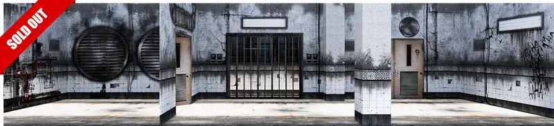 Asylum Pop-Up Diorama 1/12 1