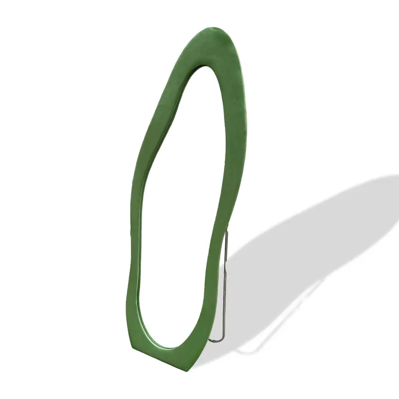 Asymmetrical Floor Mirror (Green) 1
