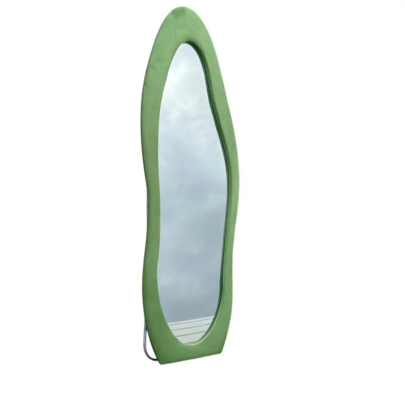 Asymmetrical Floor Mirror (Green) 2