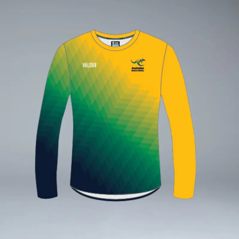 Australian Masters Athletics Long Sleeve Training Tee 1