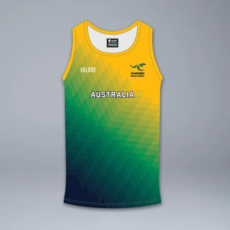 Australian Masters Athletics Unisex Singlet 1