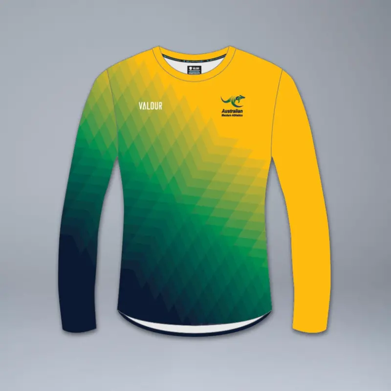 Australian Masters Athletics Women's Long Sleeve Training Tee 1