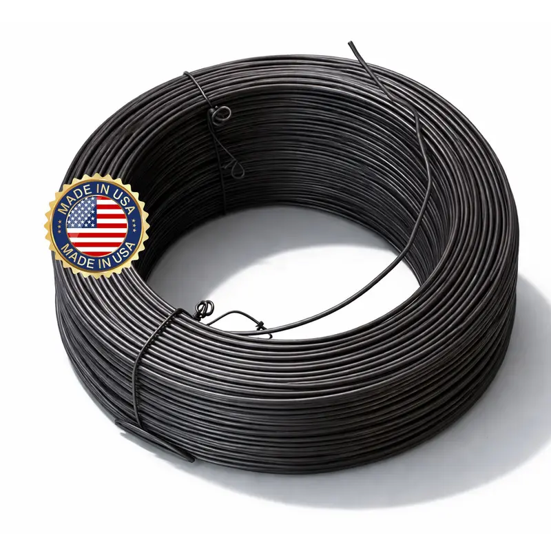 Automatic Baling Wire (2600 Ft Roll) - 11 Gauge Black Annealed Steel - Made In The Usa 1