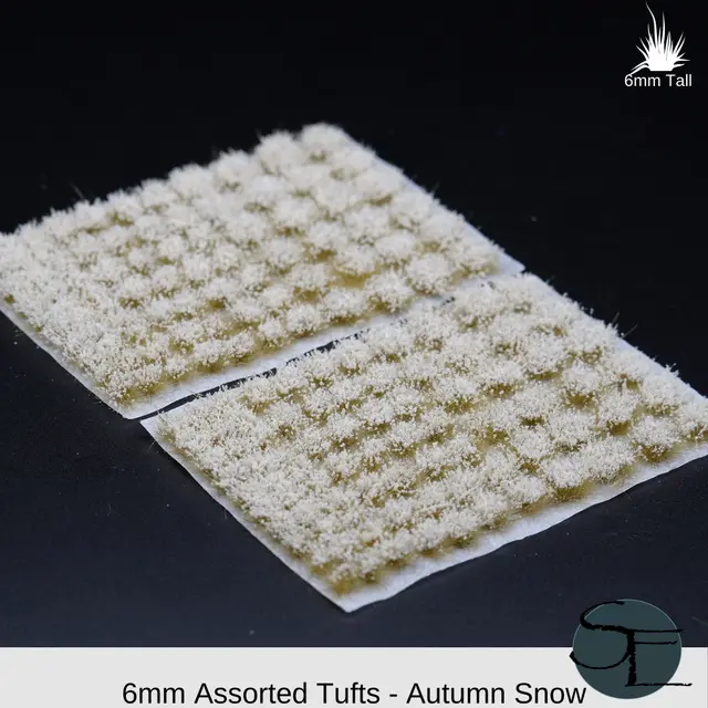 Autumn Snow- 6Mm Self-Adhesive Grass Tufts 1