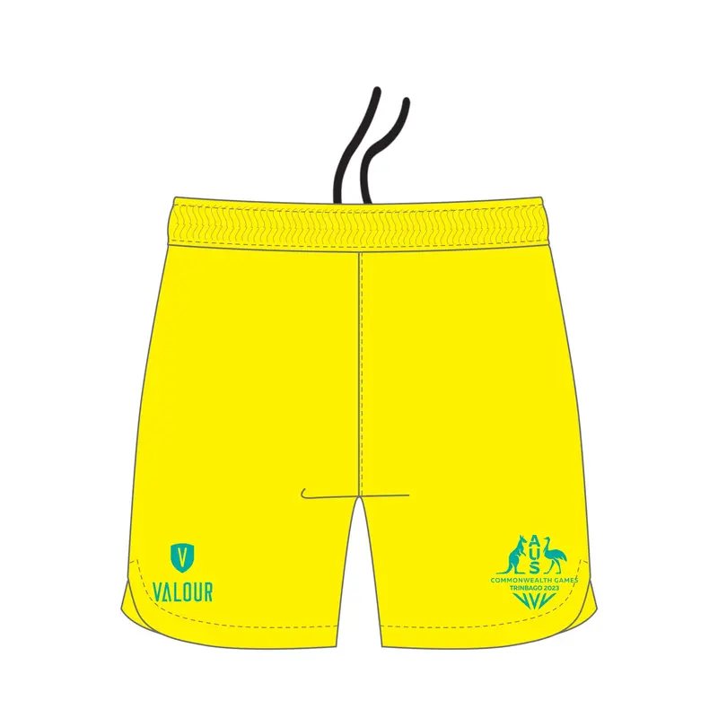Aycg Unisex Competition Shorts - Yellow 1