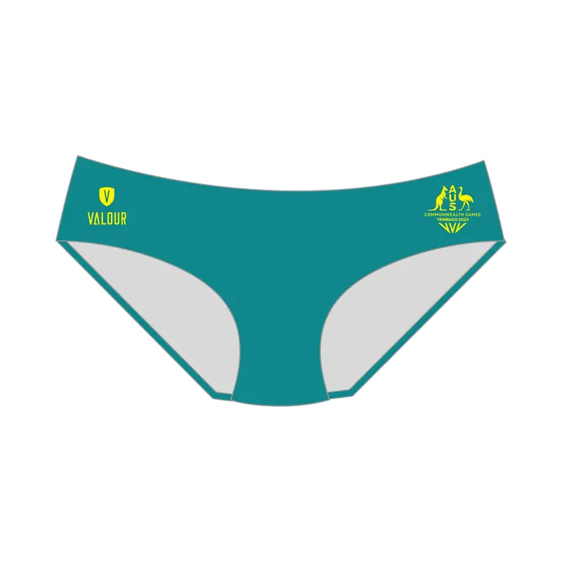 Aycg Women's Competition Beach Volleyball Bikini Brief - Green 1