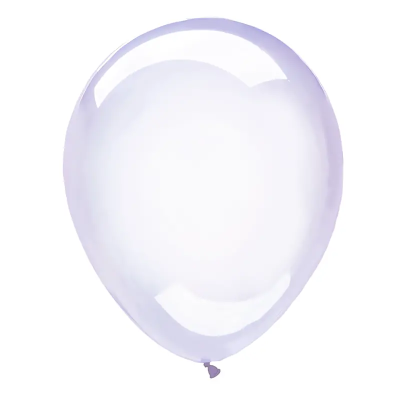Balon Fioletowy Transparentny 10Cali 12Szt 1