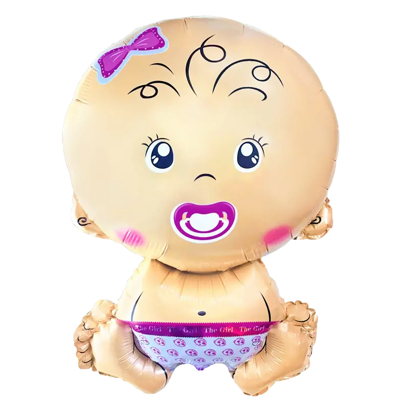 Balon Foliowy Bobas Dziewczynka 74Cm X 49Cm 1