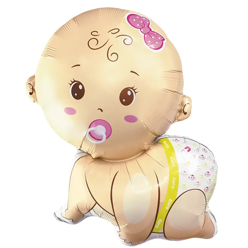 Balon Foliowy Bobas Dziewczynka 77Cm X 65Cm 1