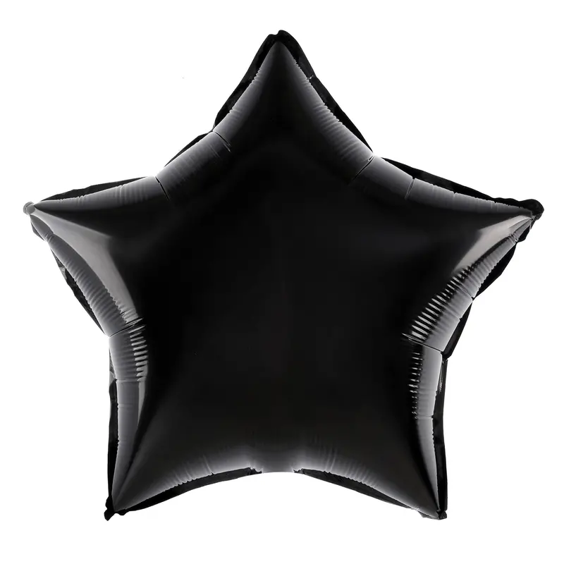Balon Foliowy Gwiazda Czarna 18Cali 1