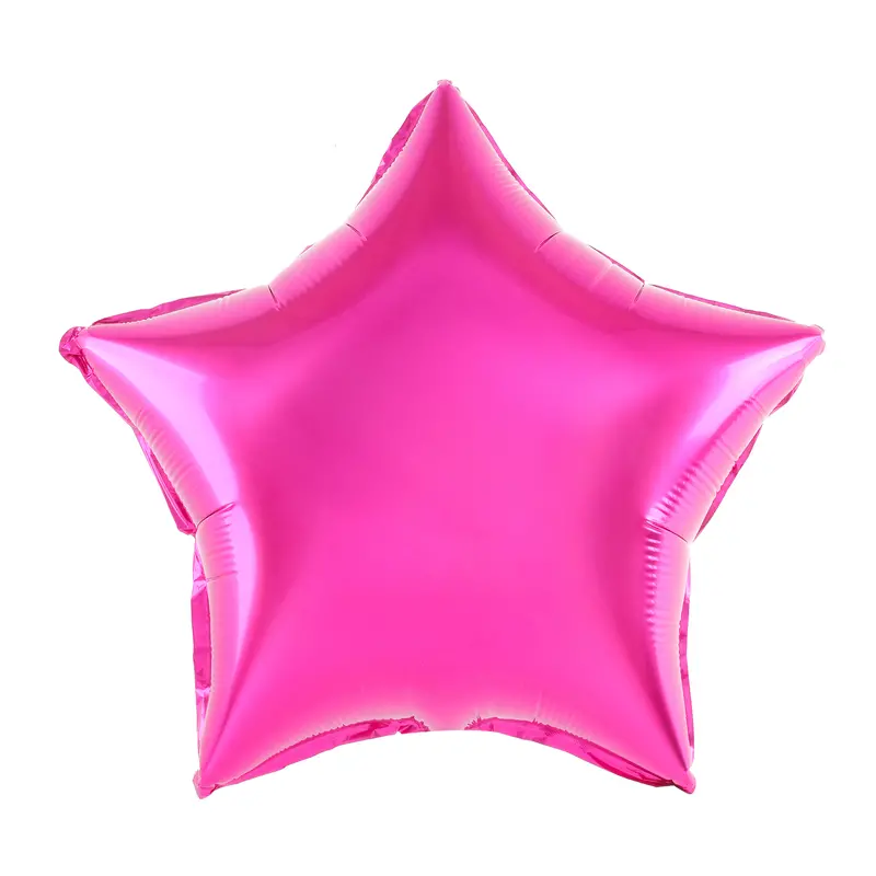 Balon Foliowy Gwiazda Fuksja 18Cali 1