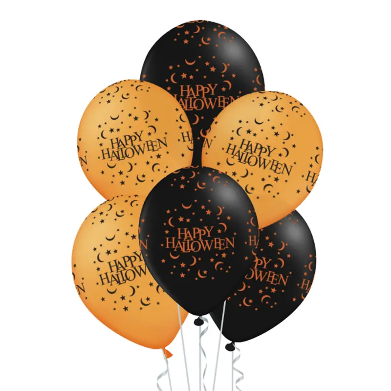 Balon  Happy Halloween 12Cali 6Szt 1