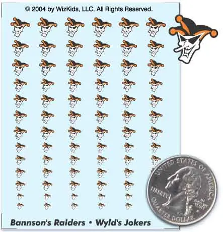 Bannson's Raiders- Wyld's Jokers Decal 1