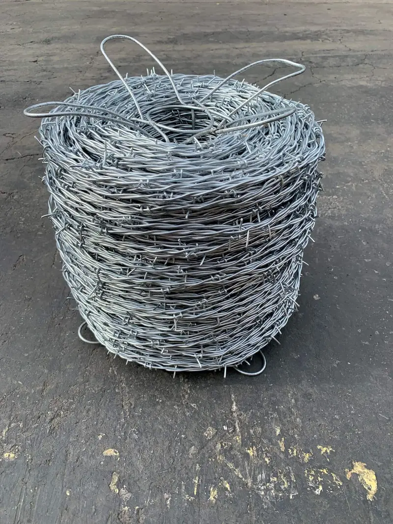Barb Wire Roll (1320 Ft) - 2 Point, Double Strand Twisted Wire - 12.5 Gauge Galvanized Steel 21