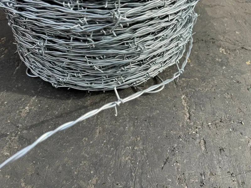 Barb Wire Roll (1320 Ft) - 2 Point, Double Strand Twisted Wire - 12.5 Gauge Galvanized Steel 9