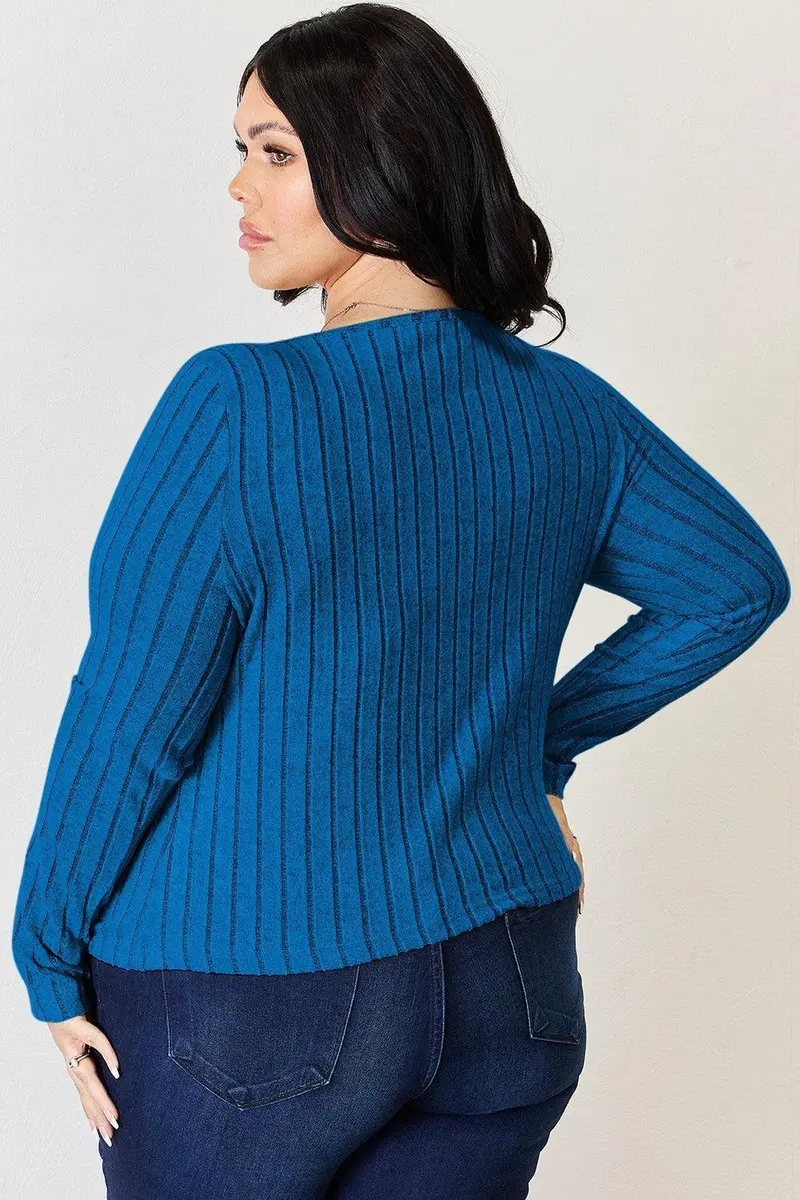 Basic Bae Full Size Ribbed Long Sleeve T-Shirt 14