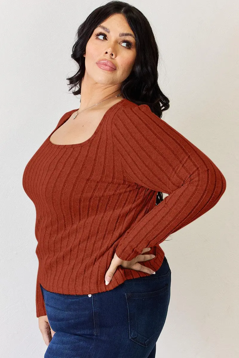 Basic Bae Full Size Ribbed Long Sleeve T-Shirt 19