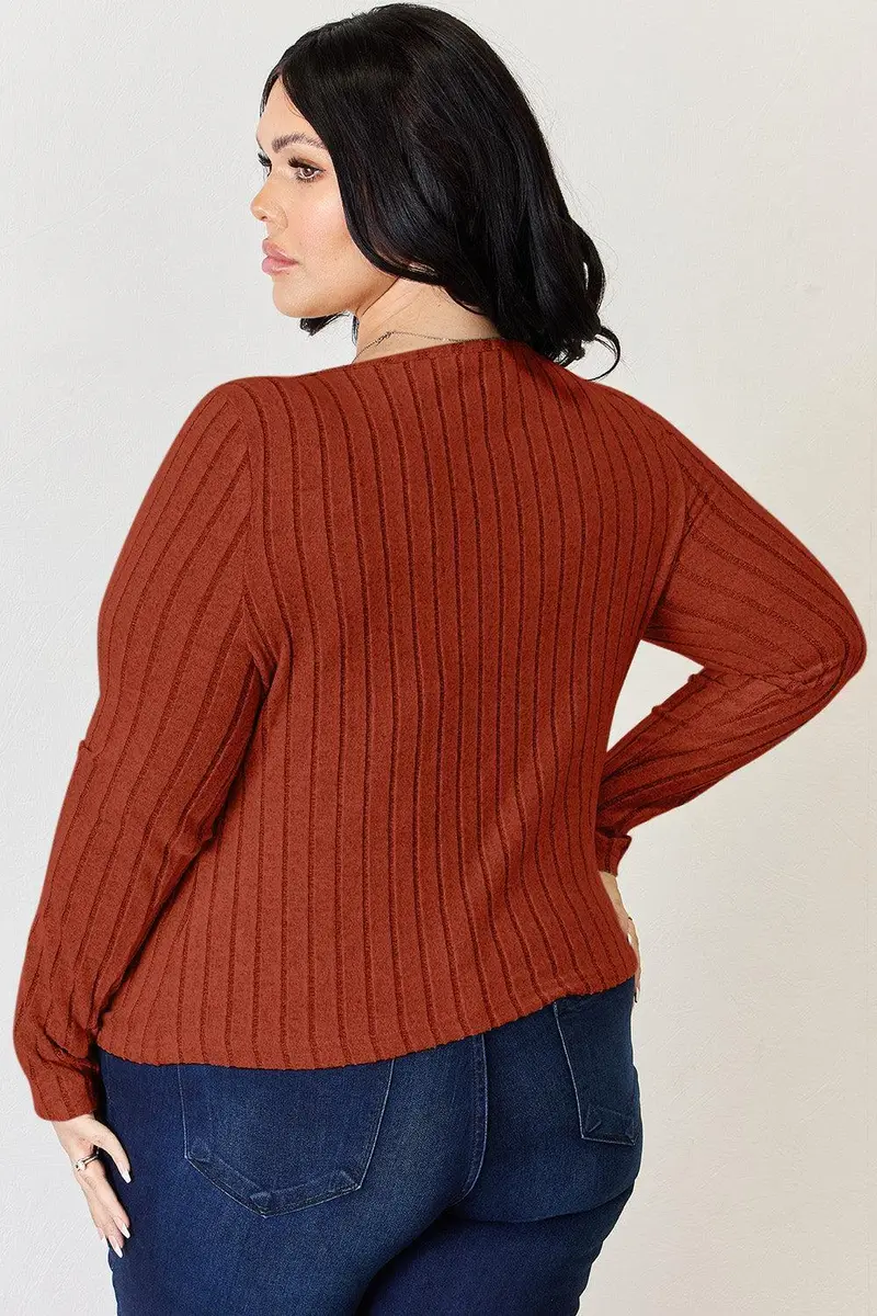 Basic Bae Full Size Ribbed Long Sleeve T-Shirt 20