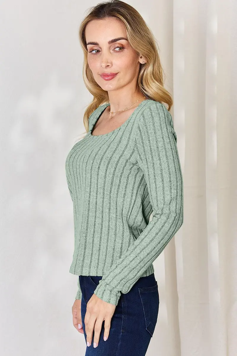 Basic Bae Full Size Ribbed Long Sleeve T-Shirt 24
