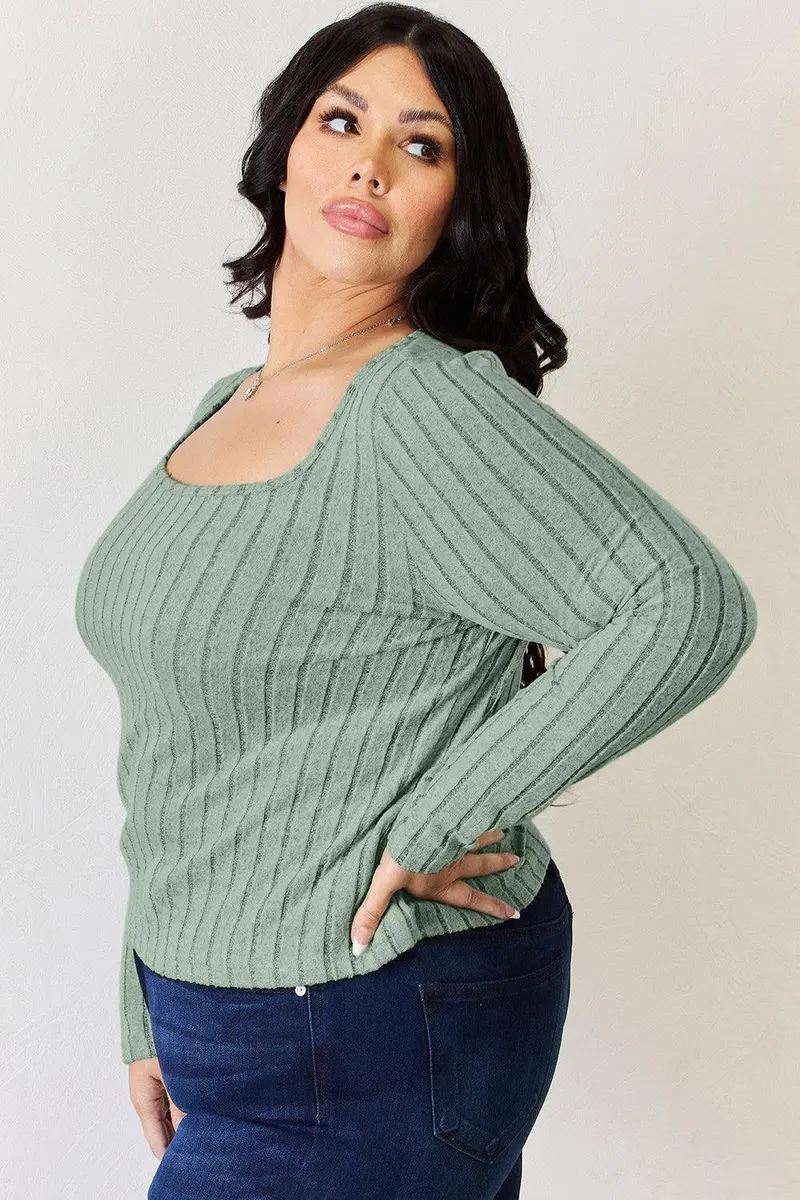 Basic Bae Full Size Ribbed Long Sleeve T-Shirt 27