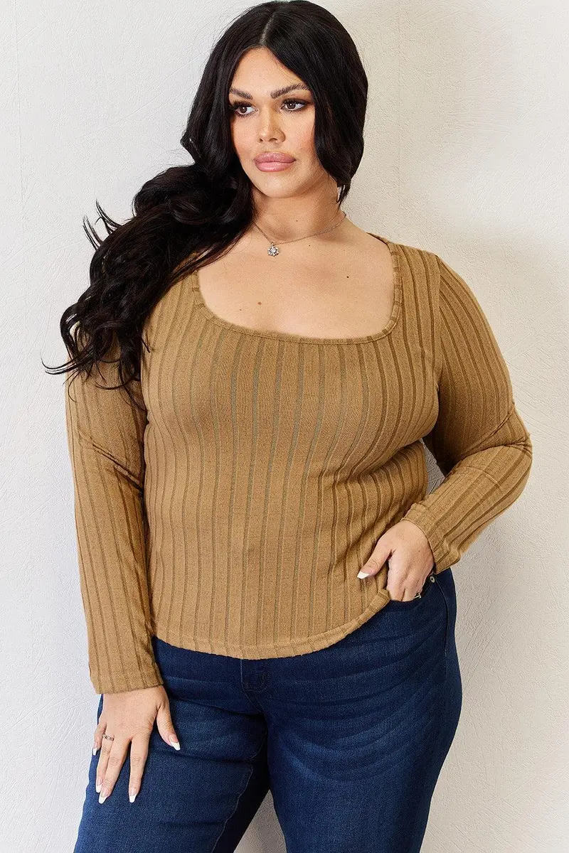 Basic Bae Full Size Ribbed Long Sleeve T-Shirt 6