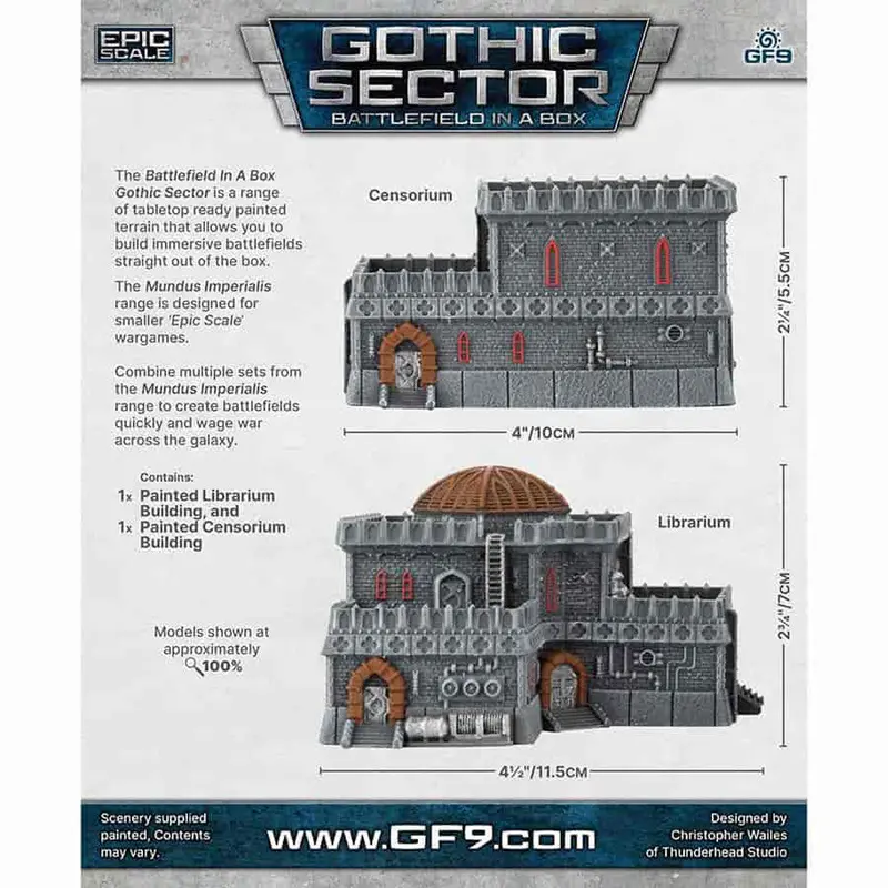 Battlefield In A Box: Gothic Sector - Mundus Imperialis Librarium & Censorium 2