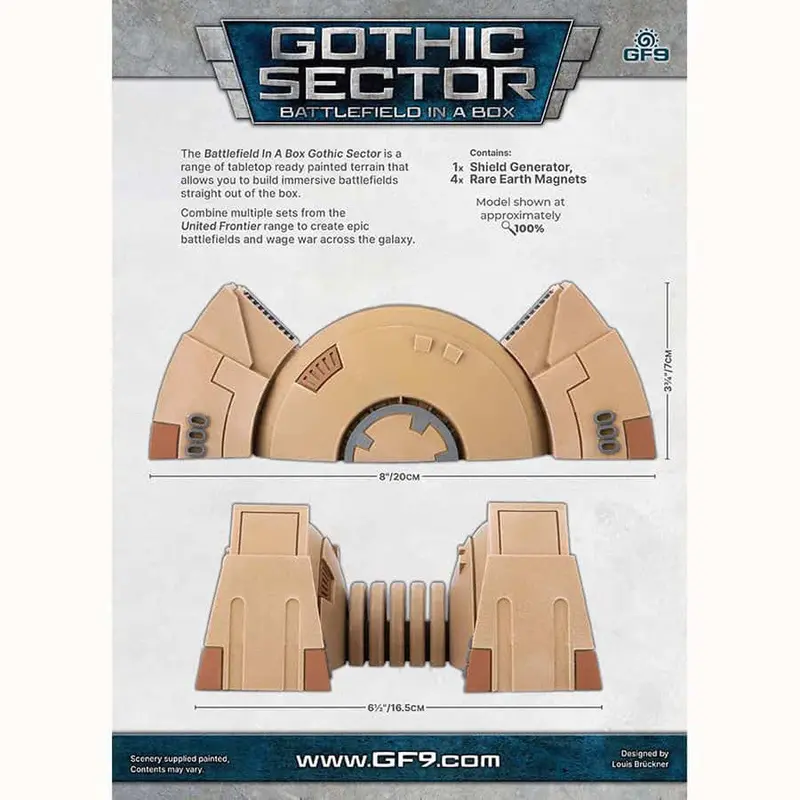 Battlefield In A Box: Gothic Sector - United Frontier Shield Generator 2