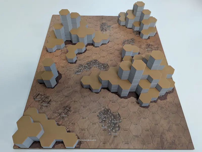 Battlehex Omni-Terrain Kit - Clan Invasion Level 2 1