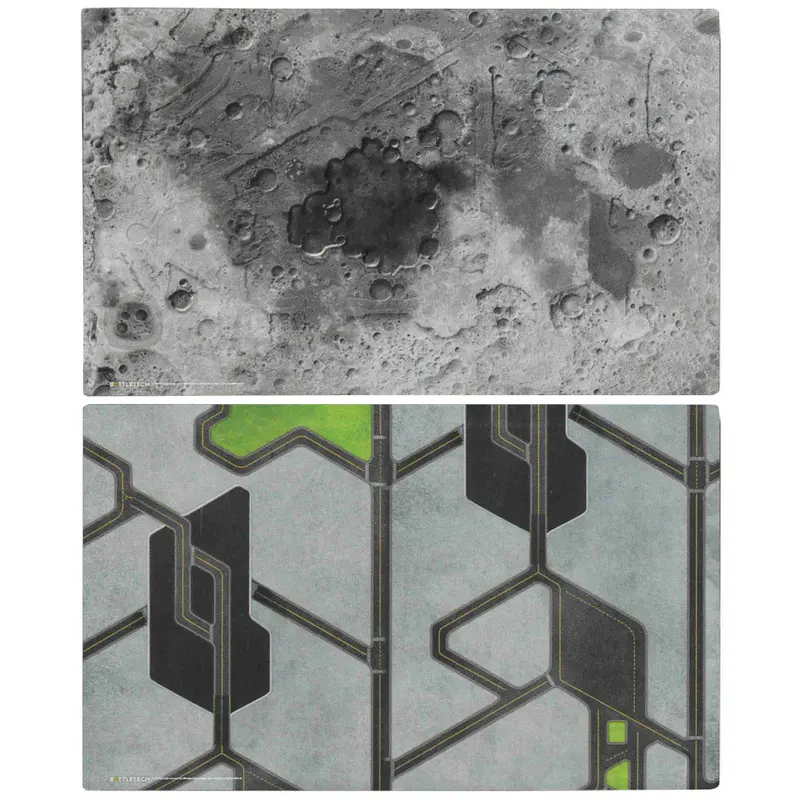 Battlemat - Fieldtech Alpha Strike Lunar/City 1