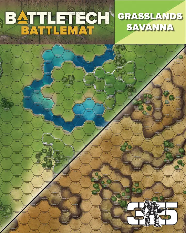 Battlemat: Savannah/Grasslands 1