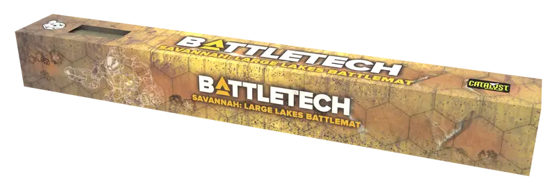 Battlemat - Savannahs Large Lakes/Box Canyon 1