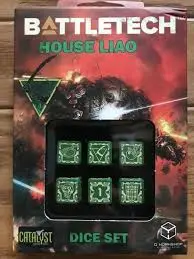 Battletech: House Liao D6 Dice Set (6) 1
