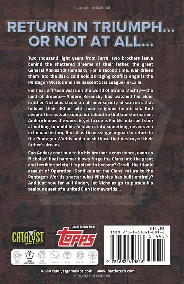 Battletech: Land Of Dreams (Founding Of The Clans, Book Three) 2