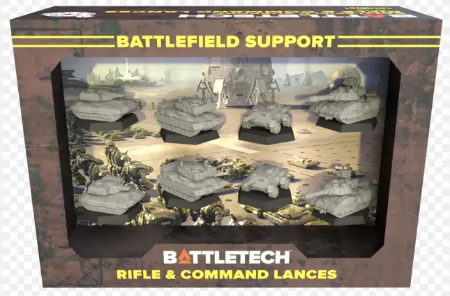Battletech: Mercenaries Forcepack - Battlefield Support Rifle & Command Lances 1