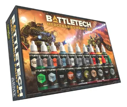 Battletech: Mercenaries Paint Set (The Army Painter) 1