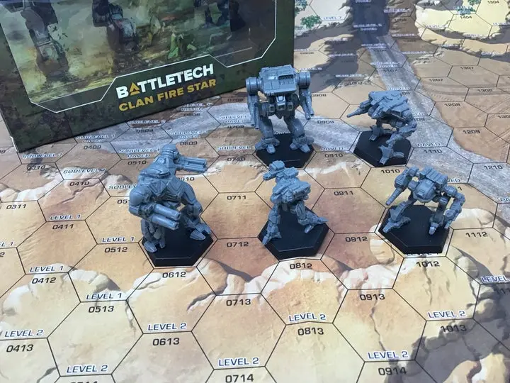 Battletech: Miniature Force Pack - Clan Fire Star 1