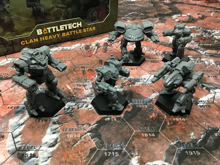 Battletech: Miniature Force Pack - Clan Heavy Battle Star 1