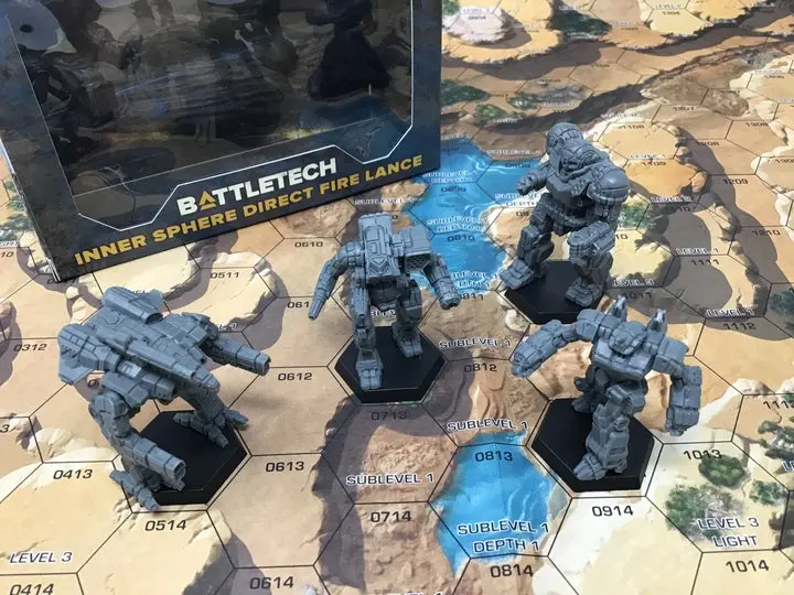 Battletech: Miniature Force Pack - Inner Sphere Direct Fire Lance 1