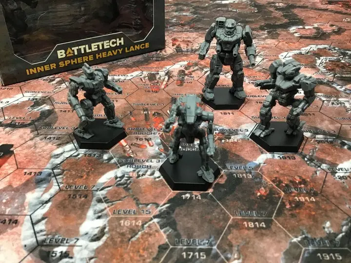 Battletech: Miniature Force Pack - Inner Sphere Heavy Lance 1