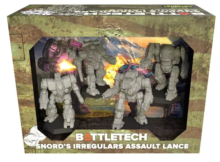 Battletech: Miniature Force Pack - Snord's Irregulars Assault Lance 1