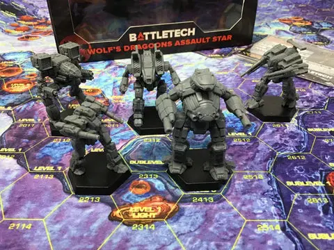 Battletech: Miniature Force Pack - Wolf's Dragoons Assault Star 1