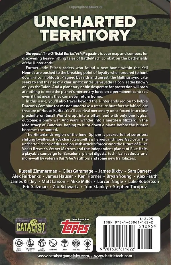 Battletech: Shrapnel, Issue #18: (The Official Battletech Magazine) 2