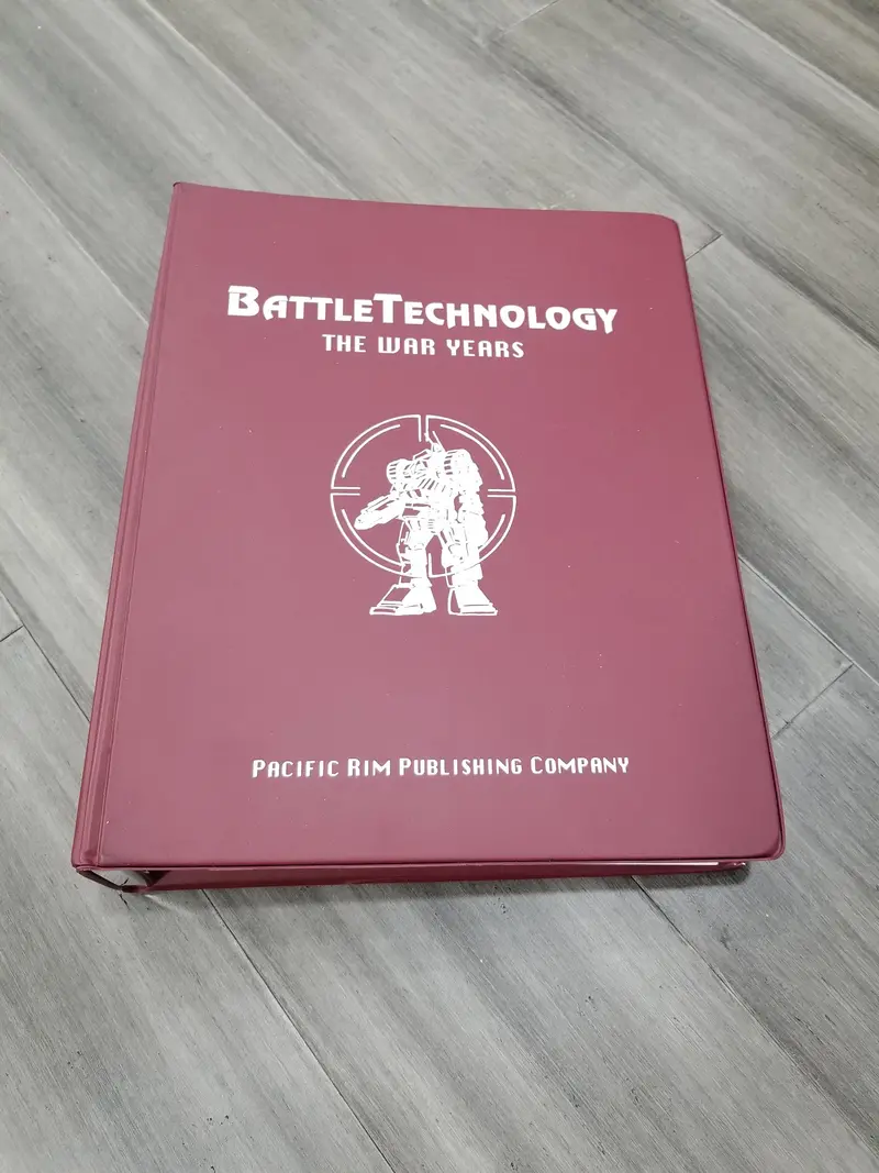 Battletechnology #1-12 In Limited Edition The War Years Binder 1