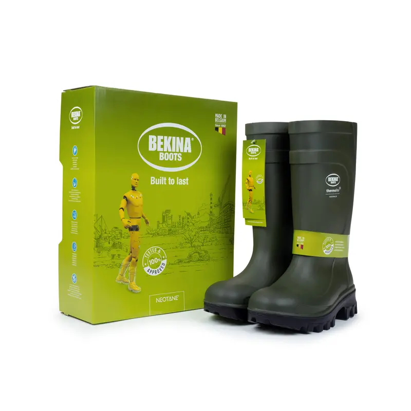 Bekina Thermolite Men's Insulated Winter Composite Toe Rubber Work Boot - Z090gg 9