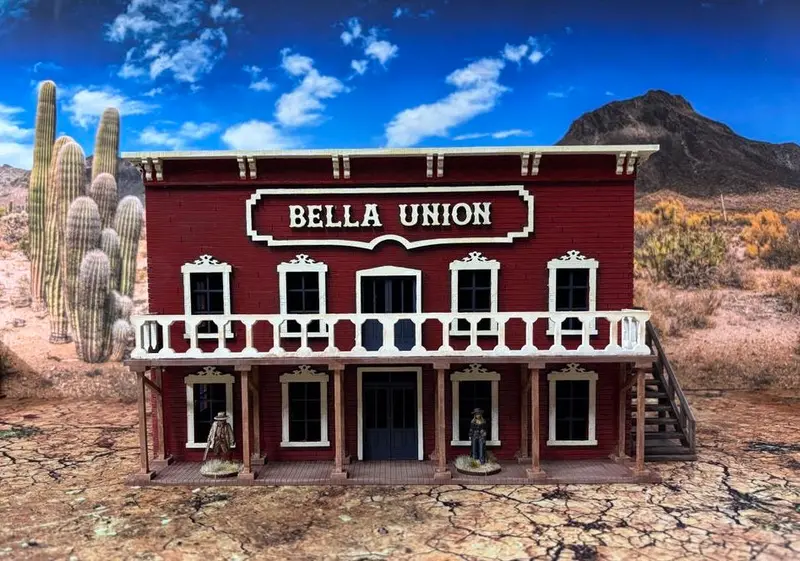 Bella Union Saloon Brothel 28Mm Western 1